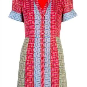 Alice + Olivia size 8 Color Block Shirt Dress. New with tags